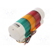 QWTL-BZ-3-24-RAG; Signaller: signalling column; LED; red/amber/green; Usup: 24VDC; QLIGHT