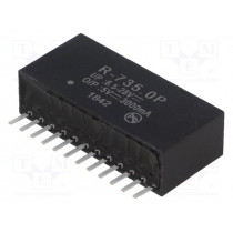 R-735.0P; Converter: DC/DC; 15W; Uin: 6.5÷28V; Uout: 5VDC; Iout: 3A; SIP12; 9g; RECOM