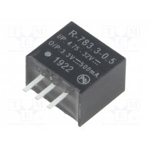 R-783.3-0.5; Converter: DC/DC; 1.65W; Uin: 4.75÷32V; Uout: 3.3VDC; Iout: 500mA; RECOM
