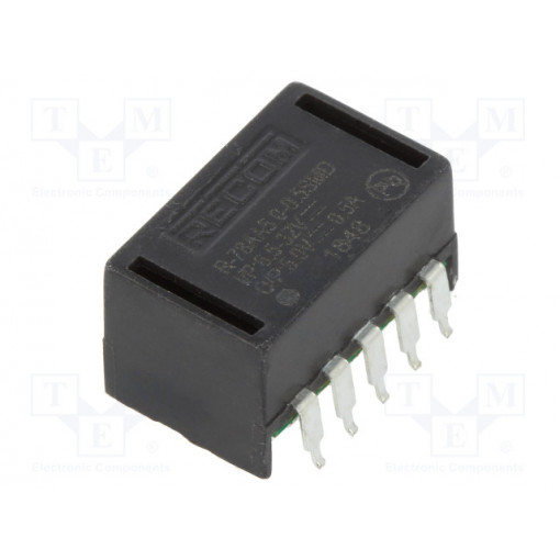 R-78AA5.0-0.5SMD; Converter: DC/DC; 2.5W; Uin: 6.5÷32V; Uout: 5VDC; Iout: 500mA; SMD; RECOM R-78AA5.0-0.5SMD; Converter: DC/DC; 2.5W; Uin: 6.5÷32V; Uout: 5VDC; Iout: 500mA; SMD; RECOM