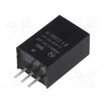 R-78B12-1.0; Converter: DC/DC; 12W; Uin: 16÷32V; Uout: 12VDC; Iout: 1A; SIP3; 4g; RECOM