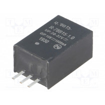 R-78B15-1.0; Converter: DC/DC; 15W; Uin: 20÷32V; Uout: 15VDC; Iout: 1A; SIP3; 4g; RECOM