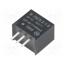 R-78C9.0-1.0; Converter: DC/DC; 9W; Uin: 12÷42V; Uout: 9VDC; Iout: 1A; SIP3; 2g; RECOM