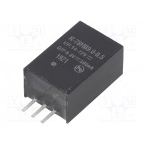 R-78HB9.0-0.5; Converter: DC/DC; 4.5W; Uin: 14÷72V; Uout: 9VDC; Iout: 500mA; SIP3; RECOM