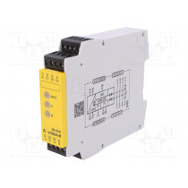 R1.188.1810.0 SNA 4043K-A; Module: safety relay; 24VAC; Contacts: NC + NO x3; Mounting: DIN; WIELAND