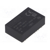 R12-100B; Converter: DC/DC; 5W; Uin: 10÷14V; Uout: 50÷135VDC; DIP24; 12g; RECOM