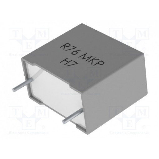 R76PW410050HLJ; Capacitor: polypropylene; 1uF; 37.5mm; ±5%; 41.5x24x15mm; 630VDC; KEMET