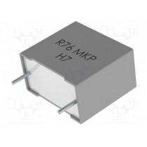 R76TI227050H4J; Capacitor: polypropylene; 27nF; 15mm; ±5%; 18x8.5x14.5mm; 1600VDC; KEMET