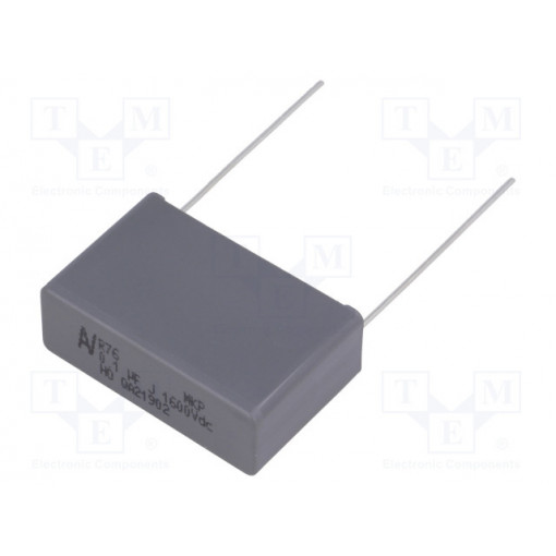 R76TR31004030J; Capacitor: polypropylene; 100nF; 27.5mm; ±5%; 32x11x20mm; 2kV/μs; KEMET