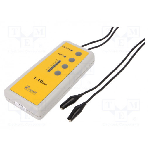 1-10TEST; Lamp tester; IP20; 9VDC; -40÷70°C; 142x69x25mm; Interface: 0÷10V; RABBIT 1-10TEST; Lamp tester; IP20; 9VDC; -40÷70°C; 142x69x25mm; Interface: 0÷10V; RABBIT