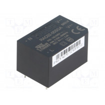 RAC02-05SGA; Converter: AC/DC; 2W; Uout: 5VDC; Iout: 400mA; 63%; Mounting: PCB; RECOM