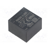 RAC05-3.3SK; Converter: AC/DC; 5W; Uout: 3.3VDC; Iout: 1515mA; 76%; Mounting: PCB; RECOM