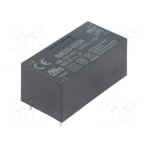 RAC20-05SK; Converter: AC/DC; 20W; Uout: 5VDC; Iout: 4A; 84%; Mounting: PCB; 3000V; RECOM
