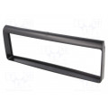 ; Radio mounting frame; Alfa Romeo; 1 DIN; black; 4CARMEDIA ; Radio mounting frame; Alfa Romeo; 1 DIN; black; 4CARMEDIA