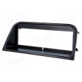 ; Radio mounting frame; Peugeot; 1 DIN; black; 4CARMEDIA