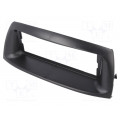 ; Radio mounting frame; Fiat; 1 DIN; black; 4CARMEDIA