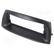 ; Radio mounting frame; Fiat; 1 DIN; black; 4CARMEDIA ; Radio mounting frame; Fiat; 1 DIN; black; 4CARMEDIA