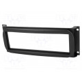 ; Radio mounting frame; Chrysler; 1 DIN; black; 4CARMEDIA