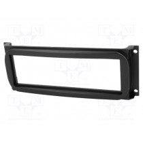 ; Radio mounting frame; Chrysler; 1 DIN; black; 4CARMEDIA