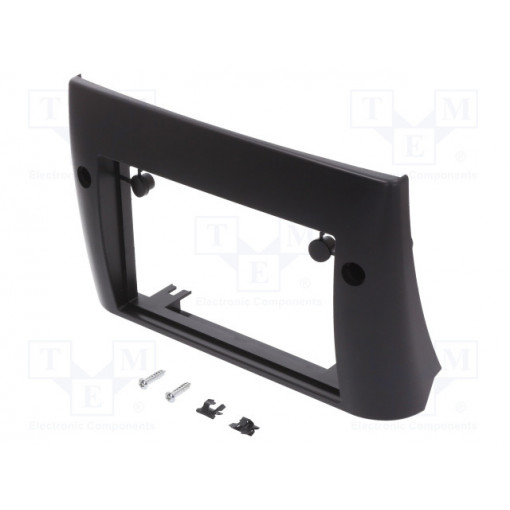 ; Radio mounting frame; Fiat; 2 DIN; black; 4CARMEDIA