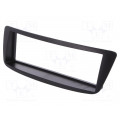 ; Radio mounting frame; Citroën,Peugeot,Toyota; 1 DIN; black; 4CARMEDIA