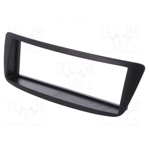 ; Radio mounting frame; Citroën,Peugeot,Toyota; 1 DIN; black; 4CARMEDIA
