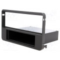281001-06-0; Radio mounting frame; Alfa Romeo; 1 DIN; black; ACV