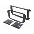 MA27010.2/T+KIT; Radio mounting frame; Ford; 2 DIN; shiny black; PER.PIC.
