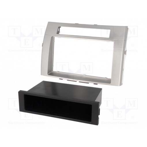 MA90007-05; Radio mounting frame; Toyota; 2 DIN; silver; PER.PIC.
