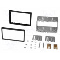 MA70005/T+KIT; Radio mounting frame; Renault; 2 DIN; black; PER.PIC.