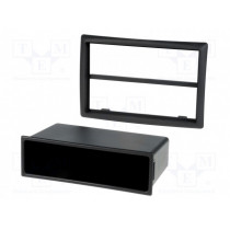 MA70005; Radio mounting frame; Renault; 2 ISO; black; PER.PIC.