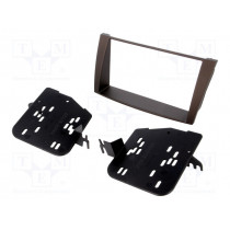 95-7333; Radio mounting frame; Hyundai; 2 DIN; black; METRA