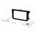 MA95003/T+KPB; Radio mounting frame; VW; 2 DIN; black gloss; PER.PIC.