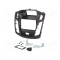 ; Radio mounting frame; Ford; 2 DIN; black; 4CARMEDIA