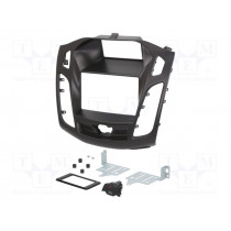 ; Radio mounting frame; Ford; 2 DIN; black; 4CARMEDIA
