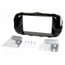 MA39047/T+KIT; Radio mounting frame; Kia; 2 DIN; black gloss; PER.PIC.