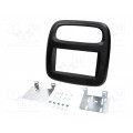 MA60012/T+KIT; Radio mounting frame; Opel,Renault; 2 DIN; black; PER.PIC.
