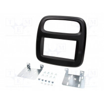 MA60012/T+KIT; Radio mounting frame; Opel,Renault; 2 DIN; black; PER.PIC.