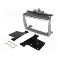 381143-20-2; Radio mounting frame; Hyundai; 2 DIN; silver; ACV