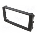 281200-03-0; Radio mounting frame; Mitsubishi; 2 DIN; black; ACV