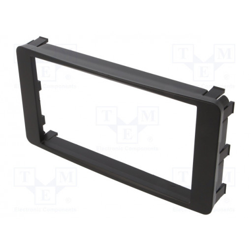 281200-03-0; Radio mounting frame; Mitsubishi; 2 DIN; black; ACV