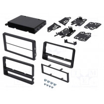 99-8205; Radio mounting frame; Toyota,Pontiac; 1 DIN,2 DIN,2 ISO; black; METRA