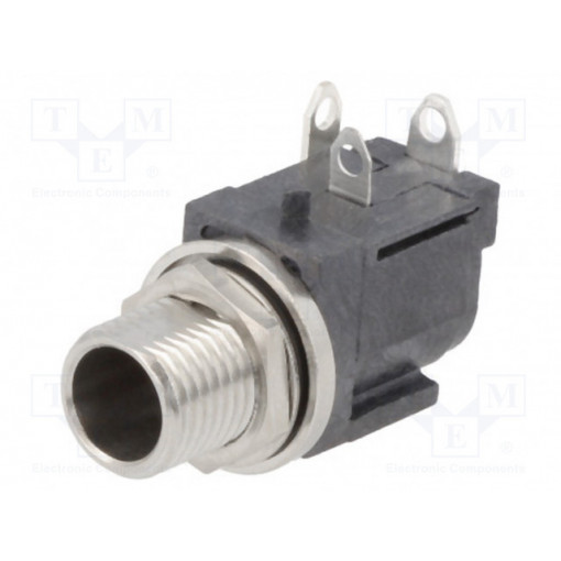 RAPC10PS; Socket; DC supply; male; with on/off switch,with locating post; SWITCHCRAFT