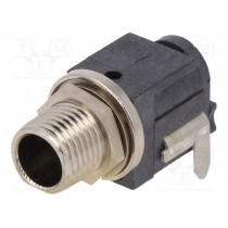 RASPC10P; Socket; DC supply; male; with on/off switch,with locating post; SWITCHCRAFT