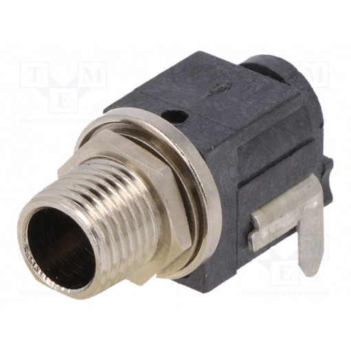 RASPC10P; Socket; DC supply; male; with on/off switch,with locating post; SWITCHCRAFT