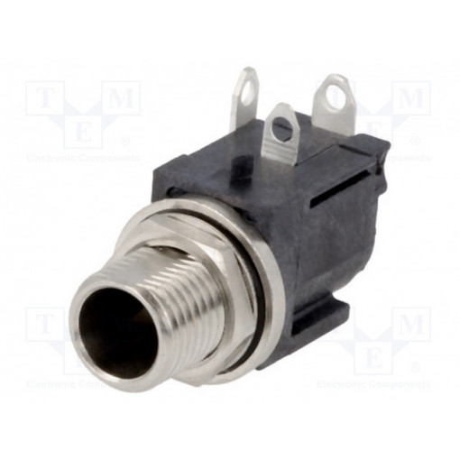 RASPC10PS; Socket; DC supply; male; with on/off switch,with locating post; SWITCHCRAFT