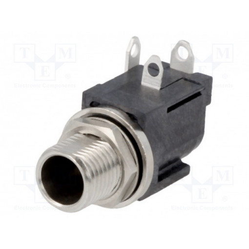 RASPC10S; Socket; DC supply; male; with on/off switch; on PCBs; THT; 11A; SWITCHCRAFT