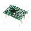 RC-CC1101-SPI-434; Module: RF; 434MHz; SPI; -110dBm; 1.8÷3.6VDC; 10dBm; Mounting: THT; RADIOCONTROLLI