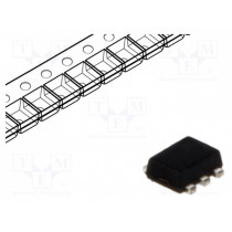 RCLAMP0502A.TCT; Diode: diode networks; 6V; 3A; unidirectional; 50W; SOT666; SEMTECH