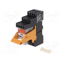 8921060000; Relay: interface; 4PDT; Ucoil: 230VAC; 6A; 6A/240VAC; Mounting: DIN; WEIDMÜLLER